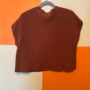 Cropped Short Sleeve Free People Sweater